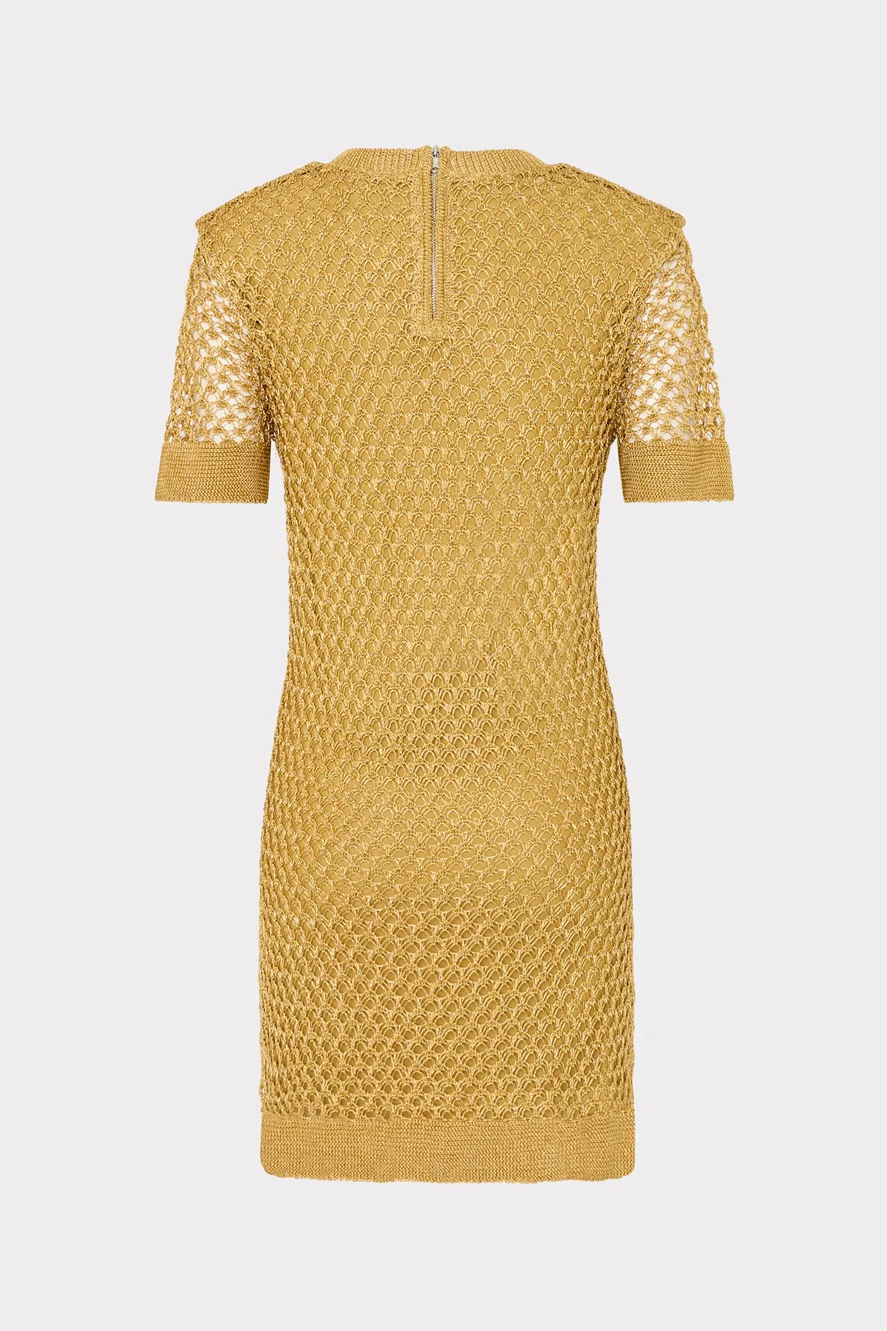 Sinclair Metallic Mesh Mini Dress sold by Milly product image thumbnail 4
