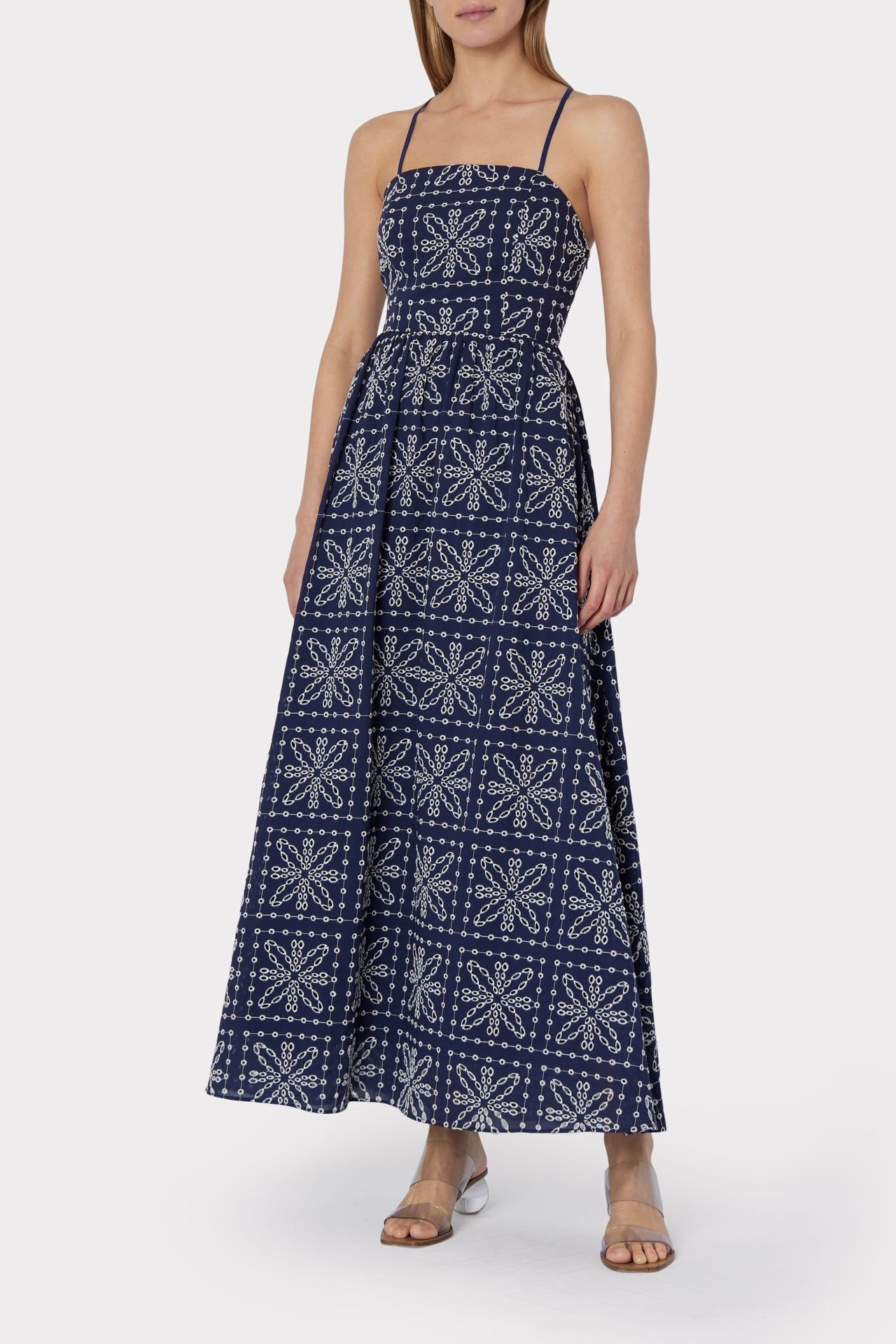 Esme Tile Eyelet Dress sold by Milly product image thumbnail 2