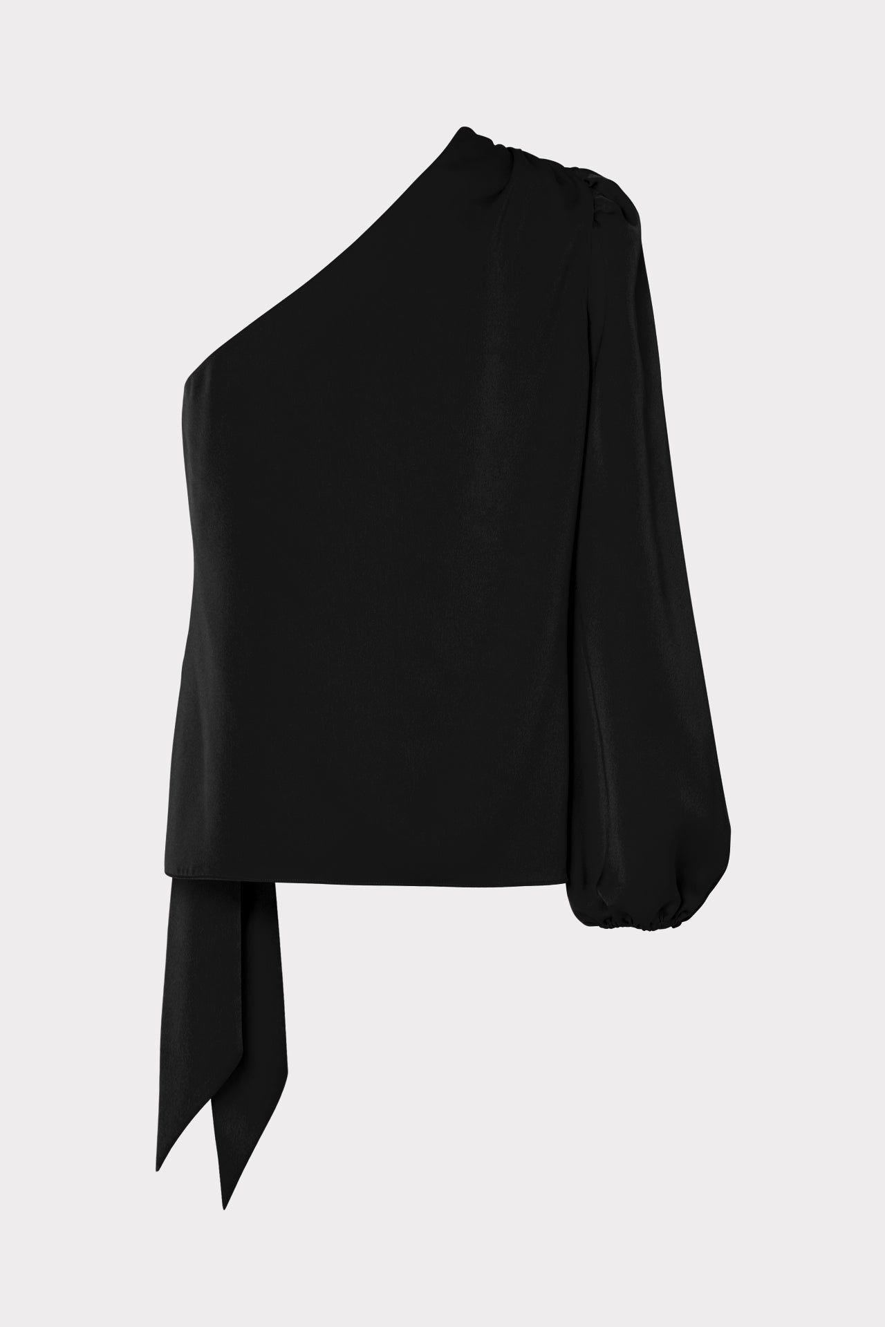Hellena Satin One Shoulder Top sold by Milly product image thumbnail 4