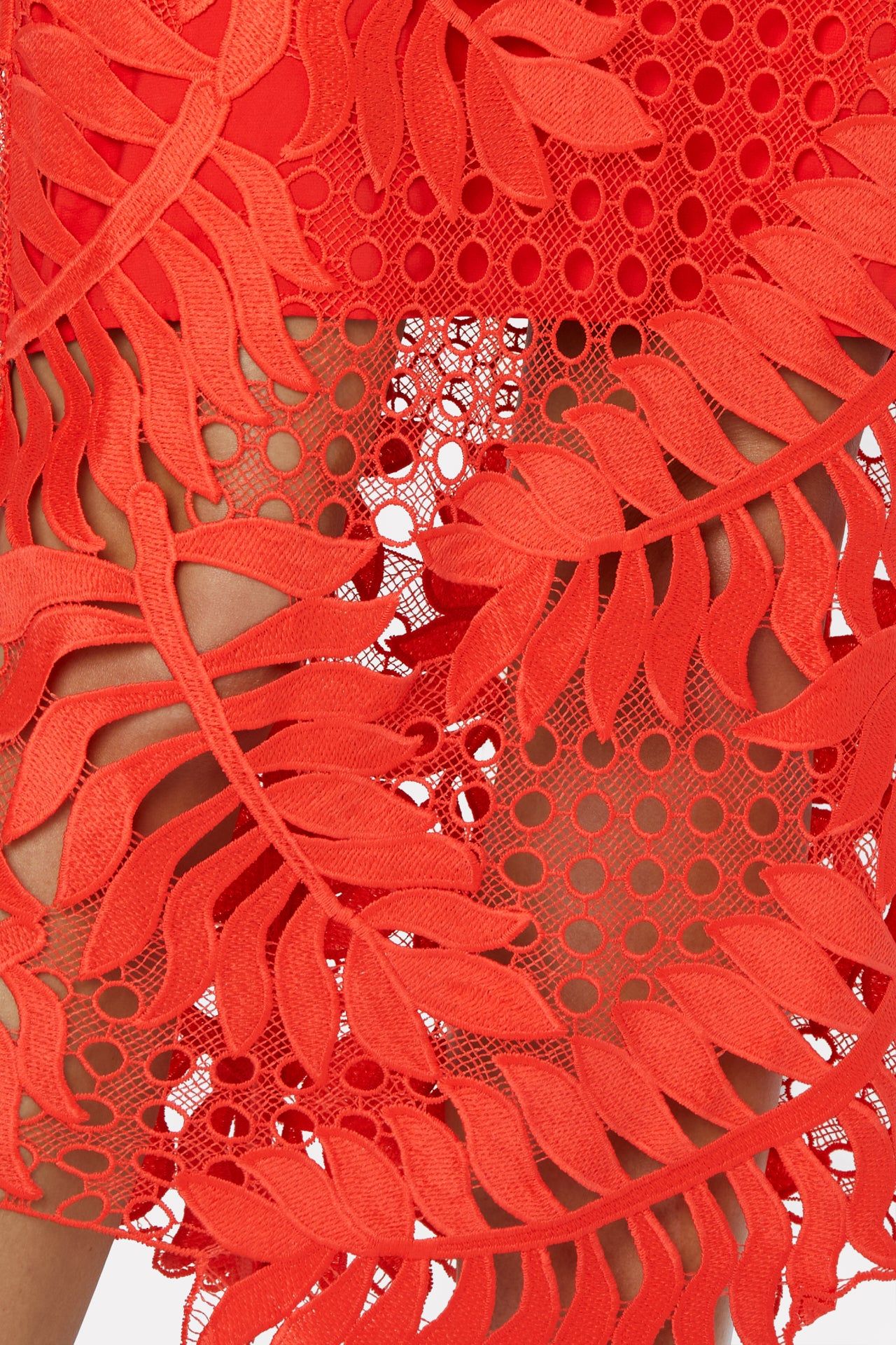 Emmett Tropical Palm Lace Dress sold by Milly product image thumbnail 3