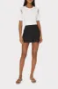 Avril Crystal Trim Tee sold by Milly