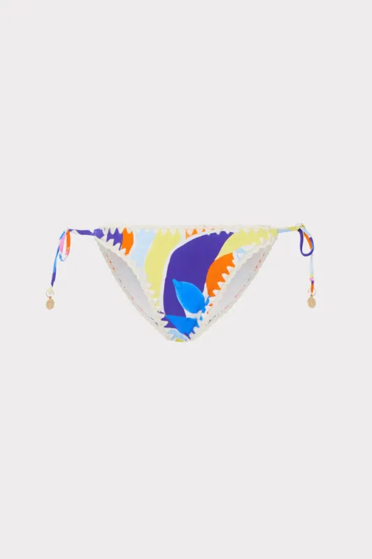 Painted Bloom Bikini Bottom sold by Milly