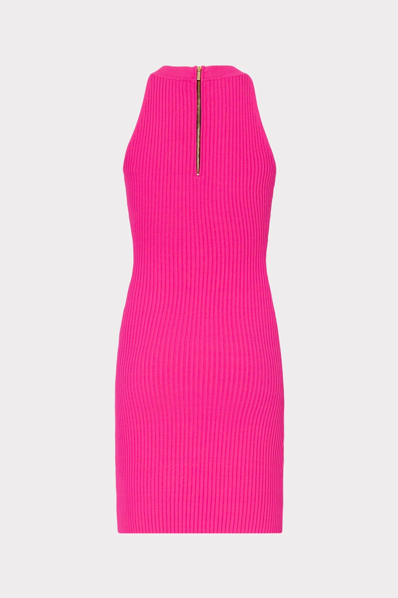 Braided Trim Halter Dress sold by Milly product image thumbnail 4