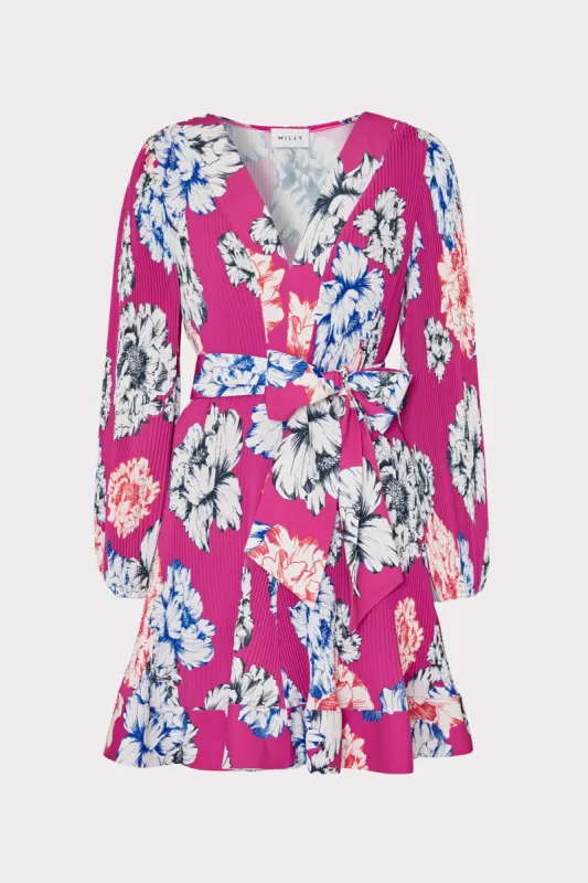 Liv Petals In Bloom Pleated Dress sold by Milly