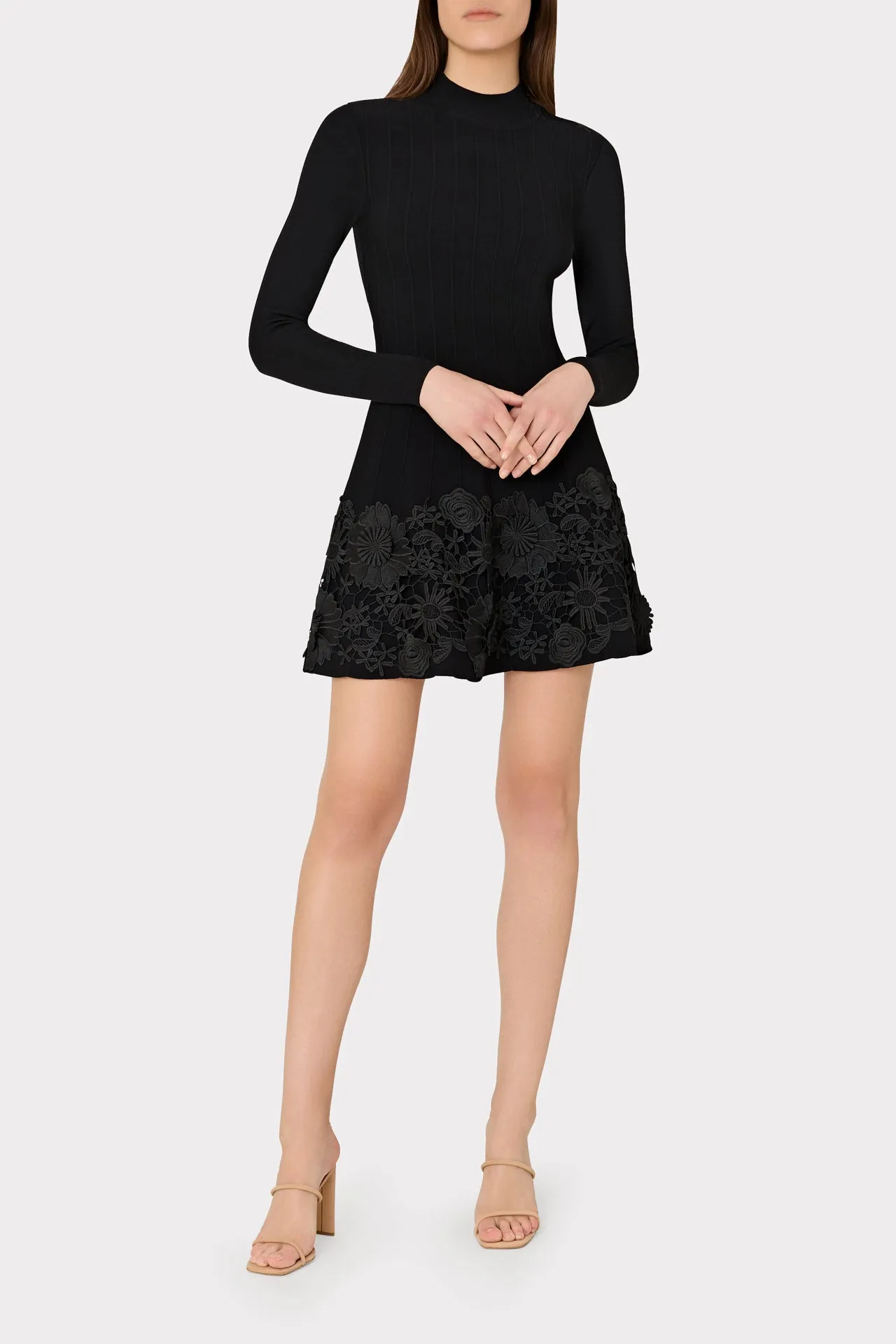 Rosaelia Lace Trim Dress sold by Milly product image thumbnail 2