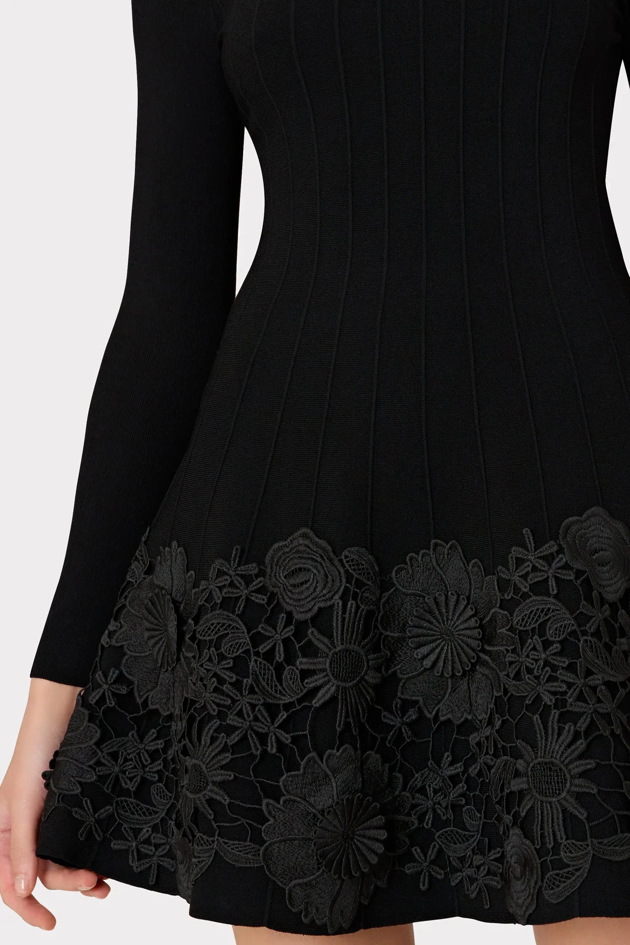 Rosaelia Lace Trim Dress sold by Milly product image thumbnail 3