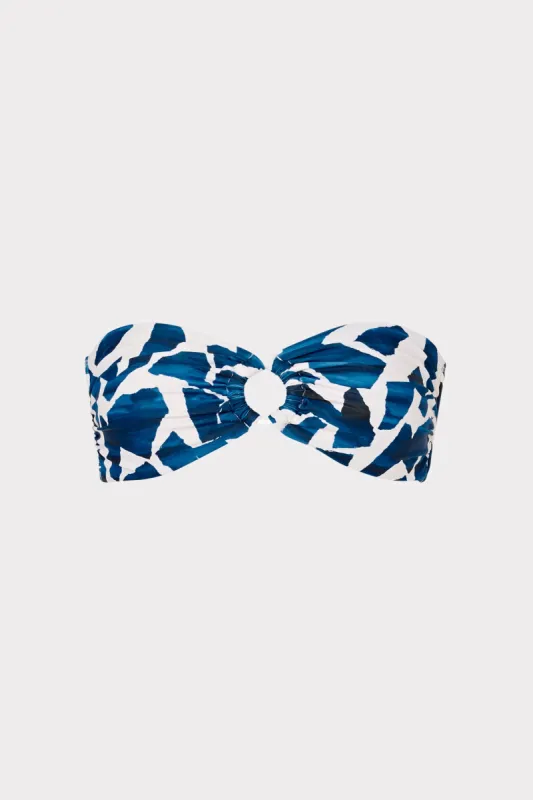 Ocean Puzzle Bandeau Top sold by Milly