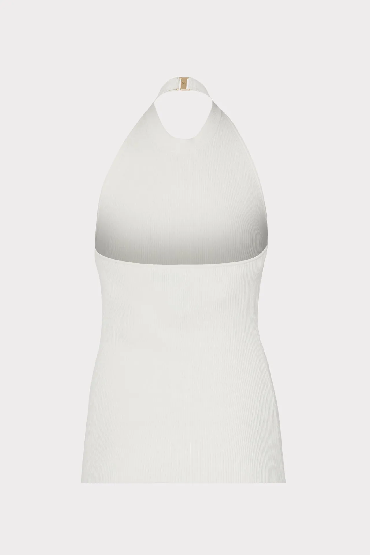 Metal Neck Trim Halter Top sold by Milly product image thumbnail 4