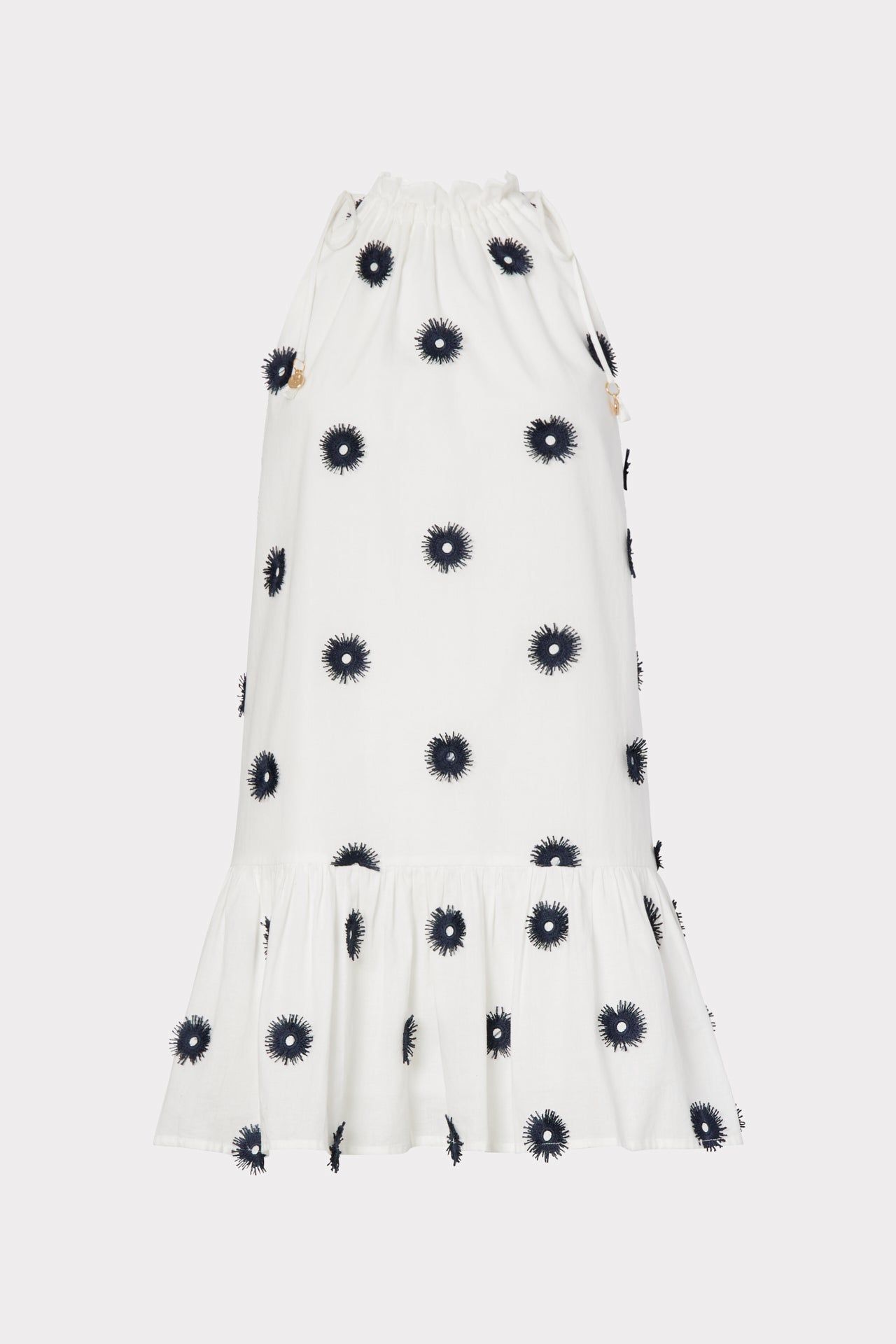 Flora Pom Pom Embroidered Dress sold by Milly