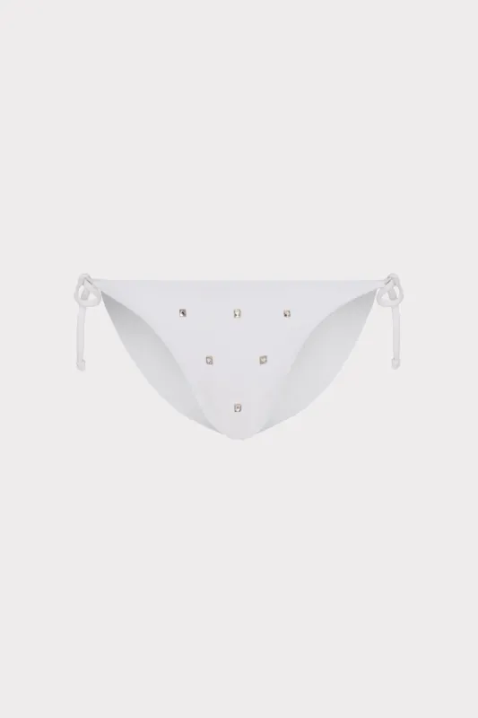 Millie Diamond Heat Set String Bikini Bottom sold by Milly