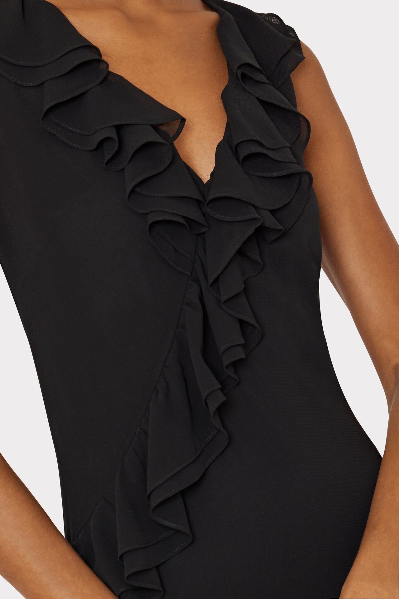 Noelle Chiffon Dress sold by Milly product image thumbnail 3