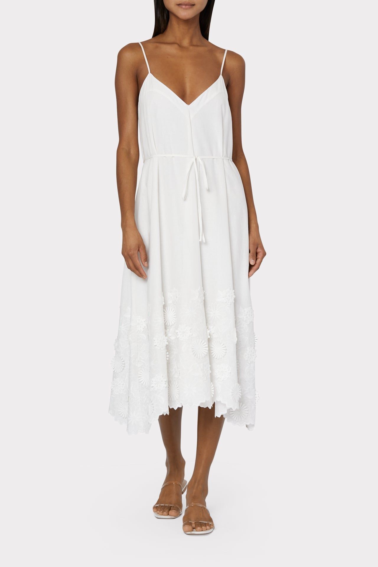 Becca 3D Cotton Embroidered Dress sold by Milly product image thumbnail 2