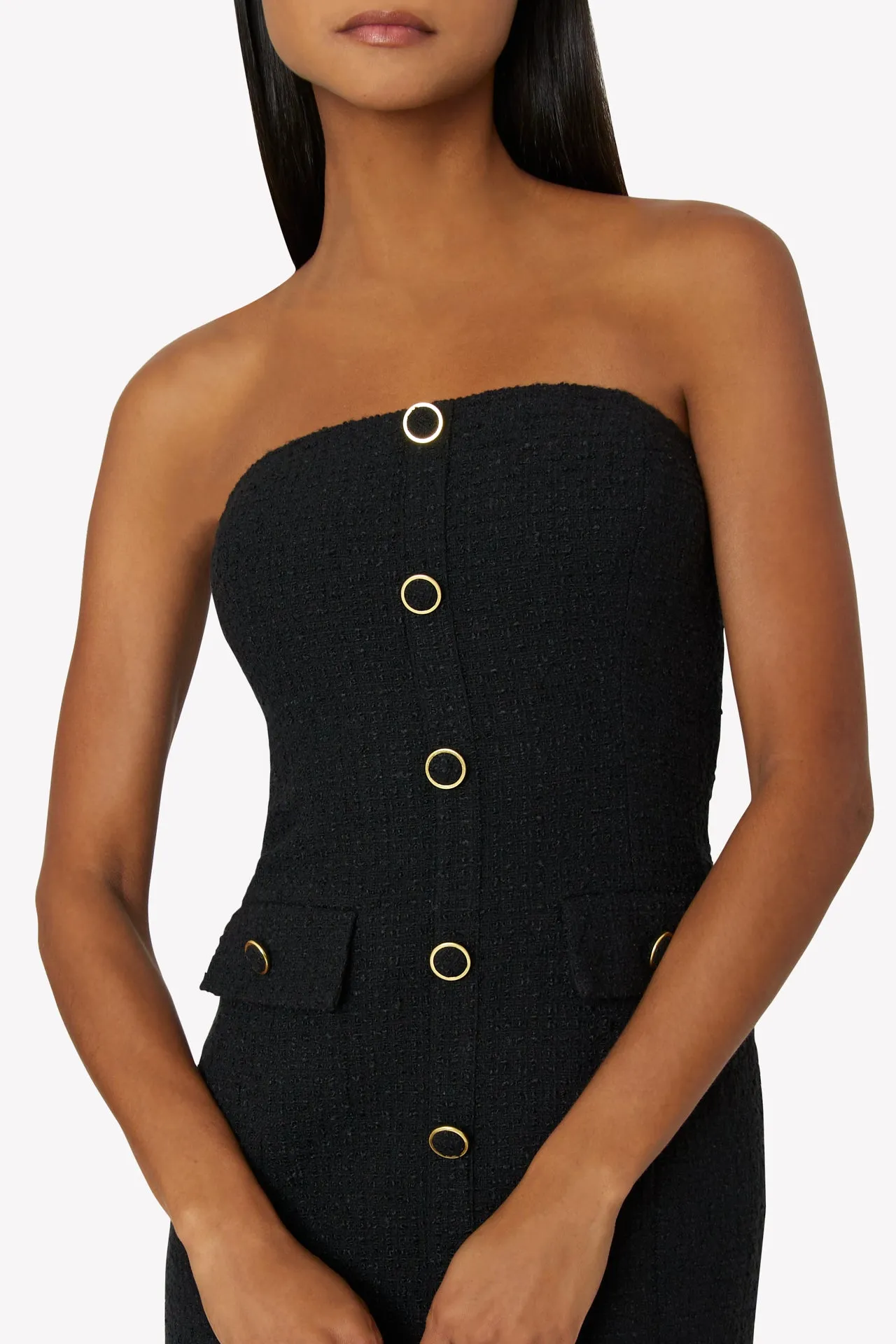 Hana Boucle Mini Dress sold by Milly product image thumbnail 3