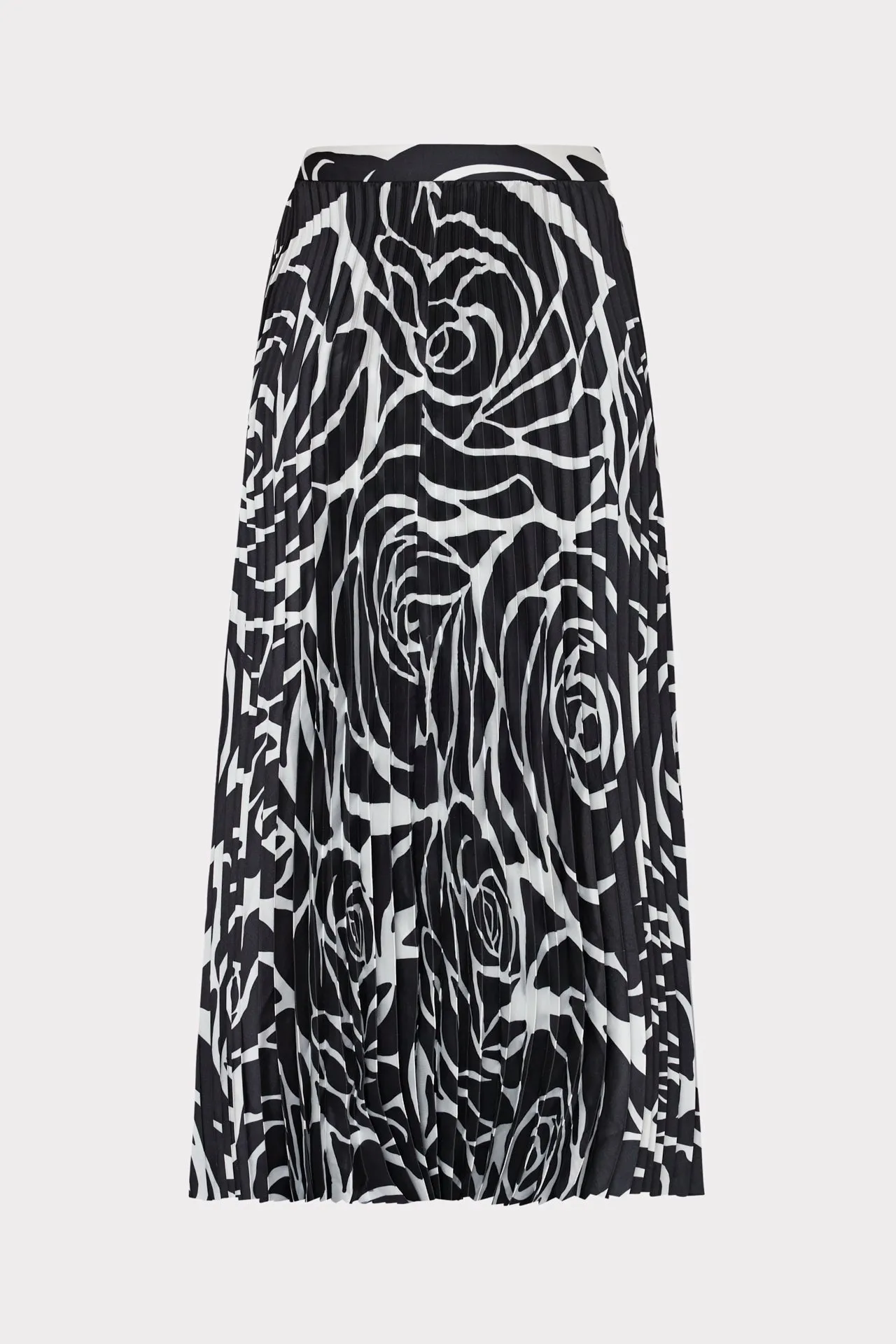 Otha Black Rose Pleated Skirt sold by Milly product image thumbnail 4