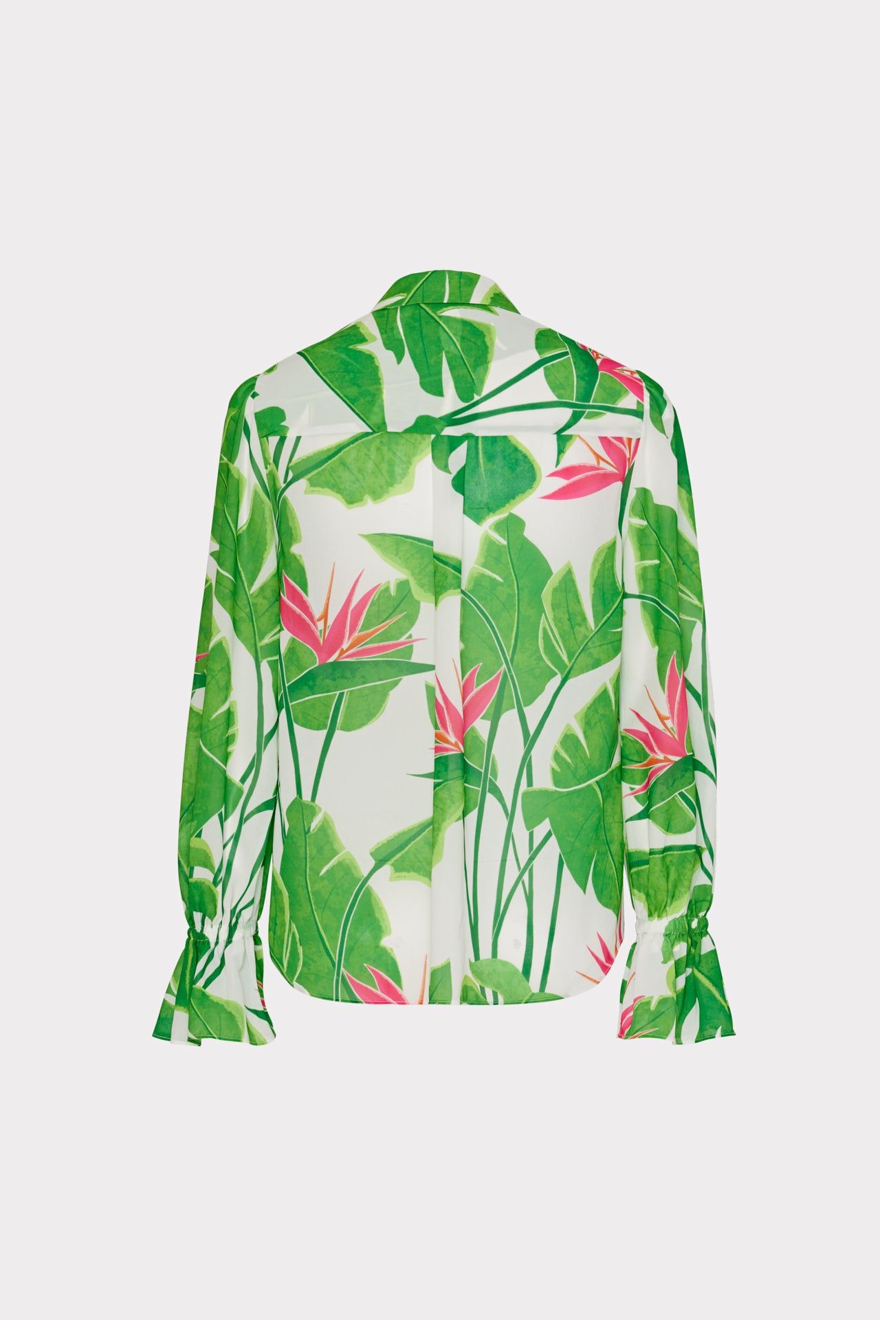 Lacey Paradise Palm Print Top sold by Milly product image thumbnail 4