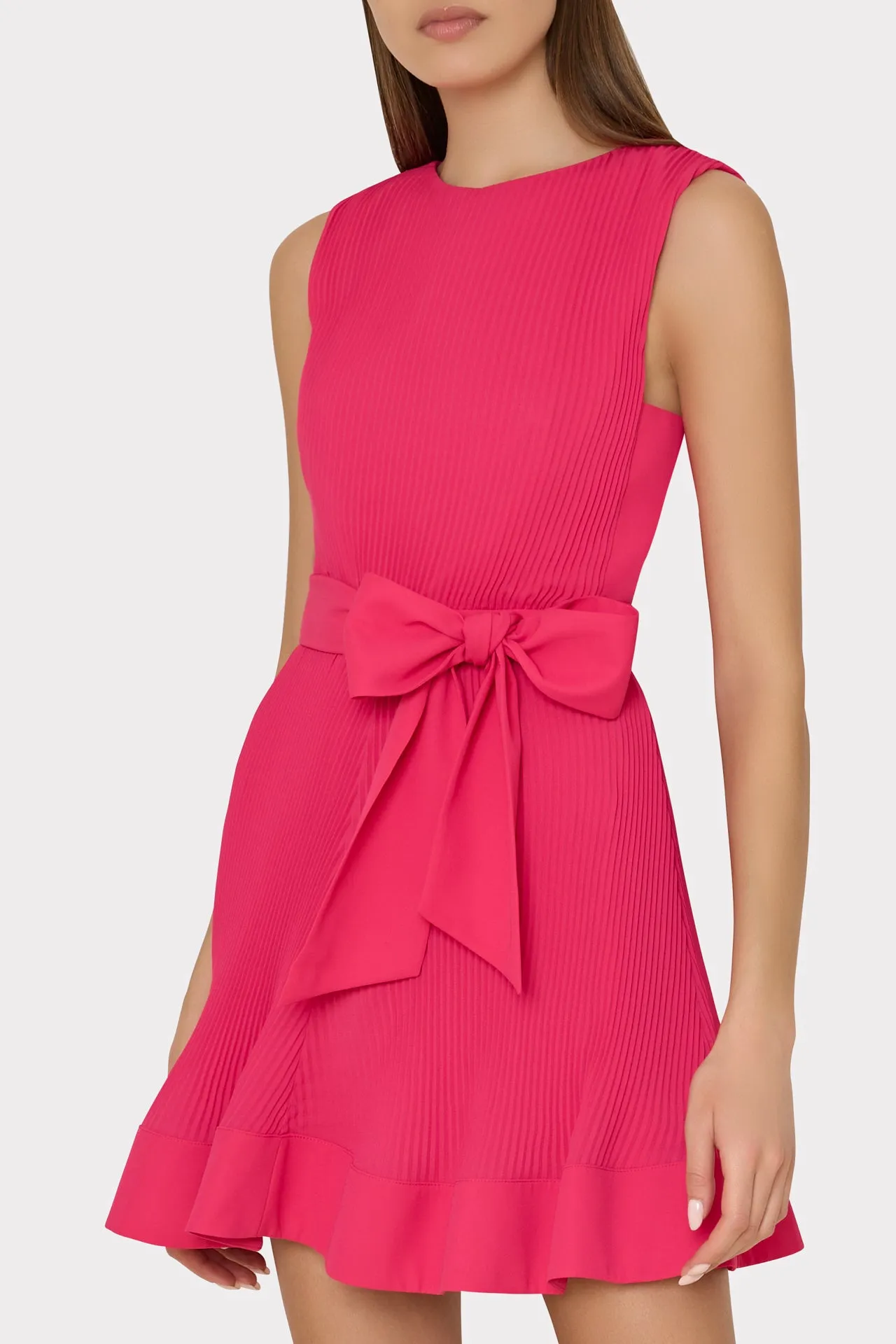 Carreen Pleated Mini Dress sold by Milly product image thumbnail 3