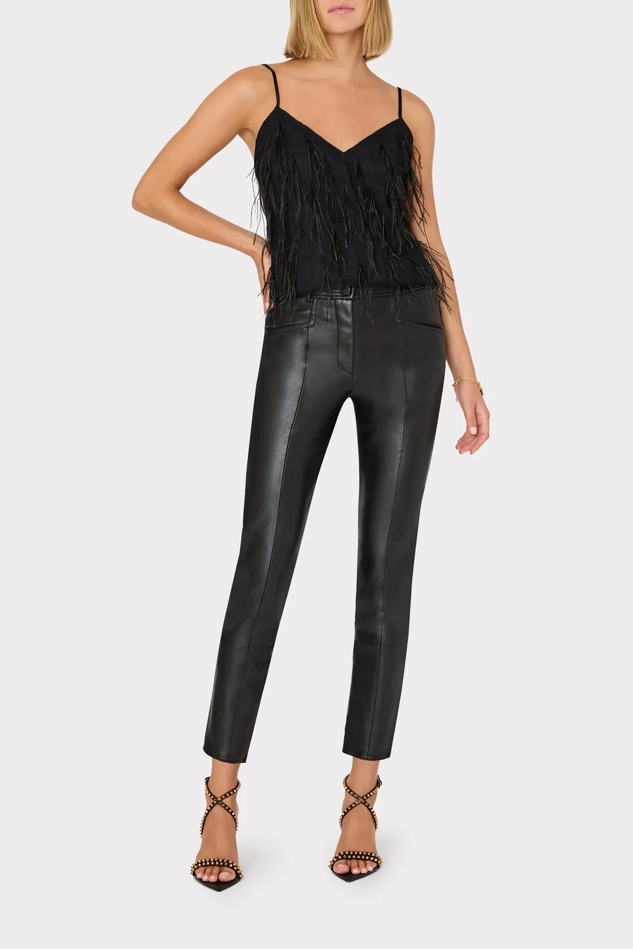 Rynne Feather Cami sold by Milly product image thumbnail 2