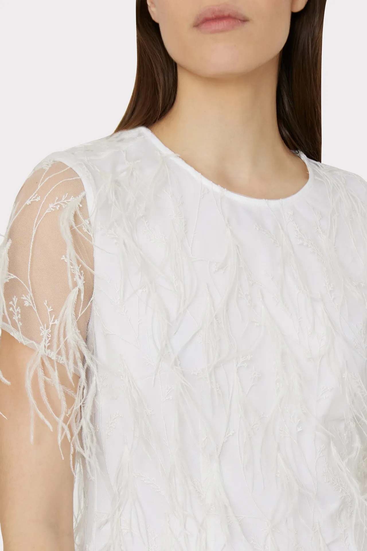 Rana Feather Dress sold by Milly product image thumbnail 3