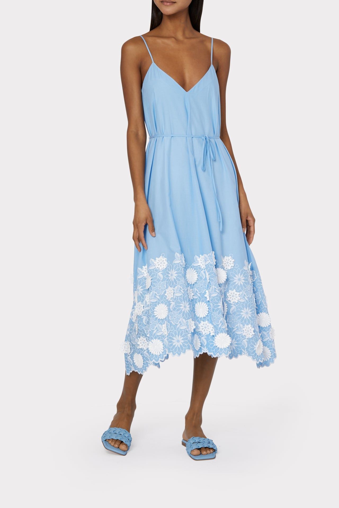 Becca 3D Cotton Embroidered Dress sold by Milly product image thumbnail 2