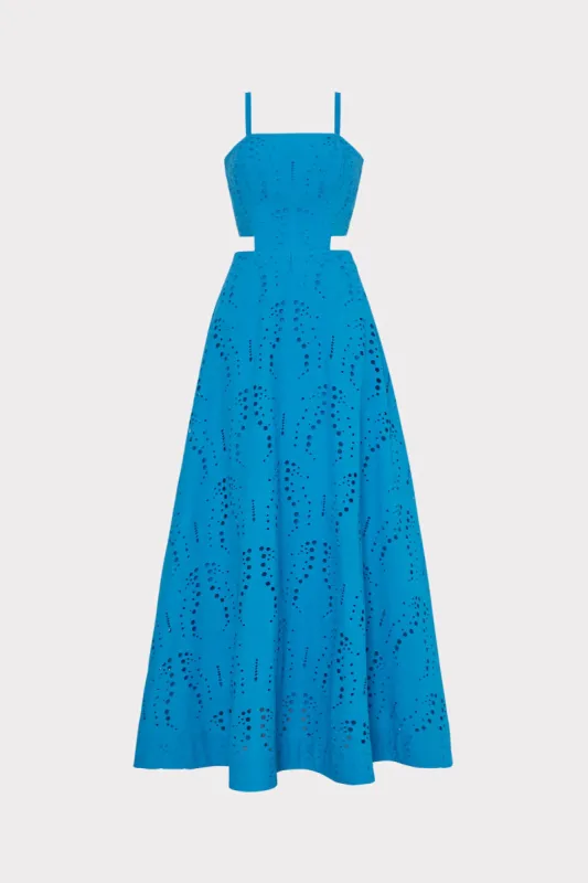 Crosby Butterfly Eyelet Maxi Dress sold by Milly