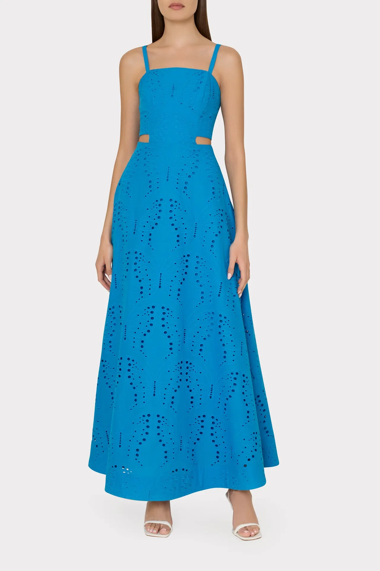 Crosby Butterfly Eyelet Maxi Dress sold by Milly product image thumbnail 2