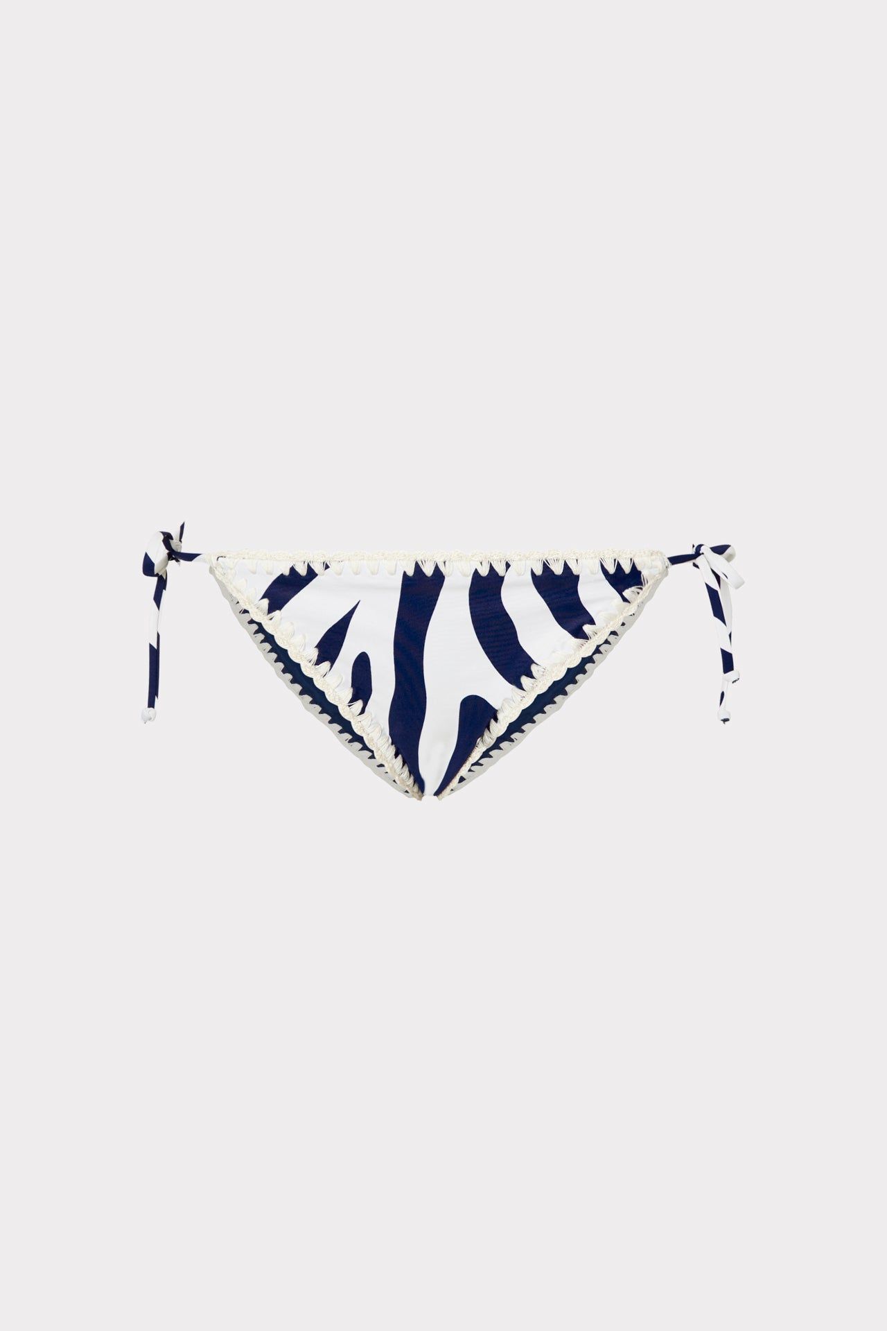 Zebra Print Mika Bikini Bottom sold by Milly