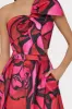 Juliet Dream Rose Taffeta Midi Skirt sold by Milly