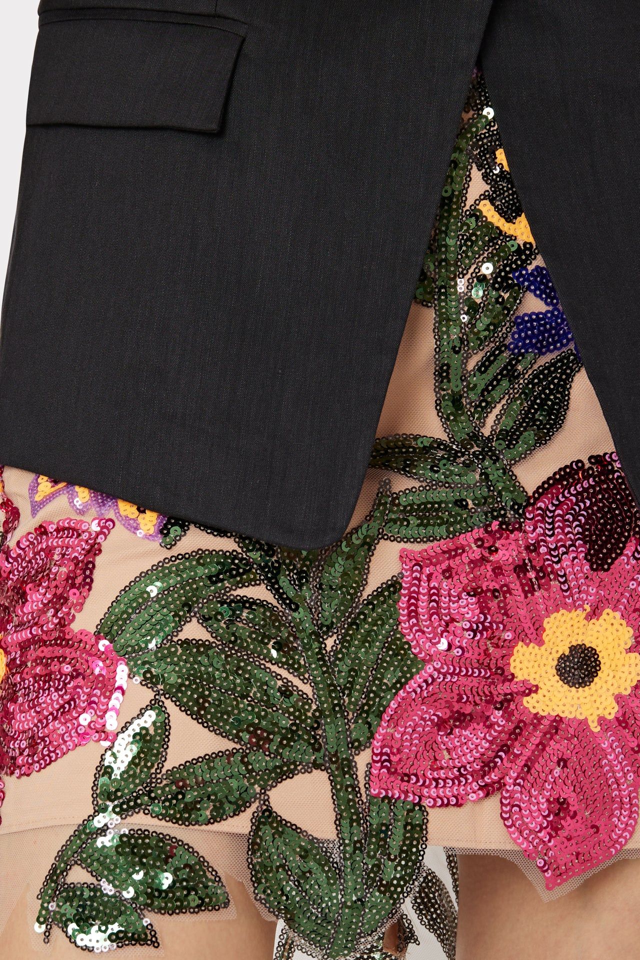 Kristina Sequin Lace Skirt sold by Milly product image thumbnail 4