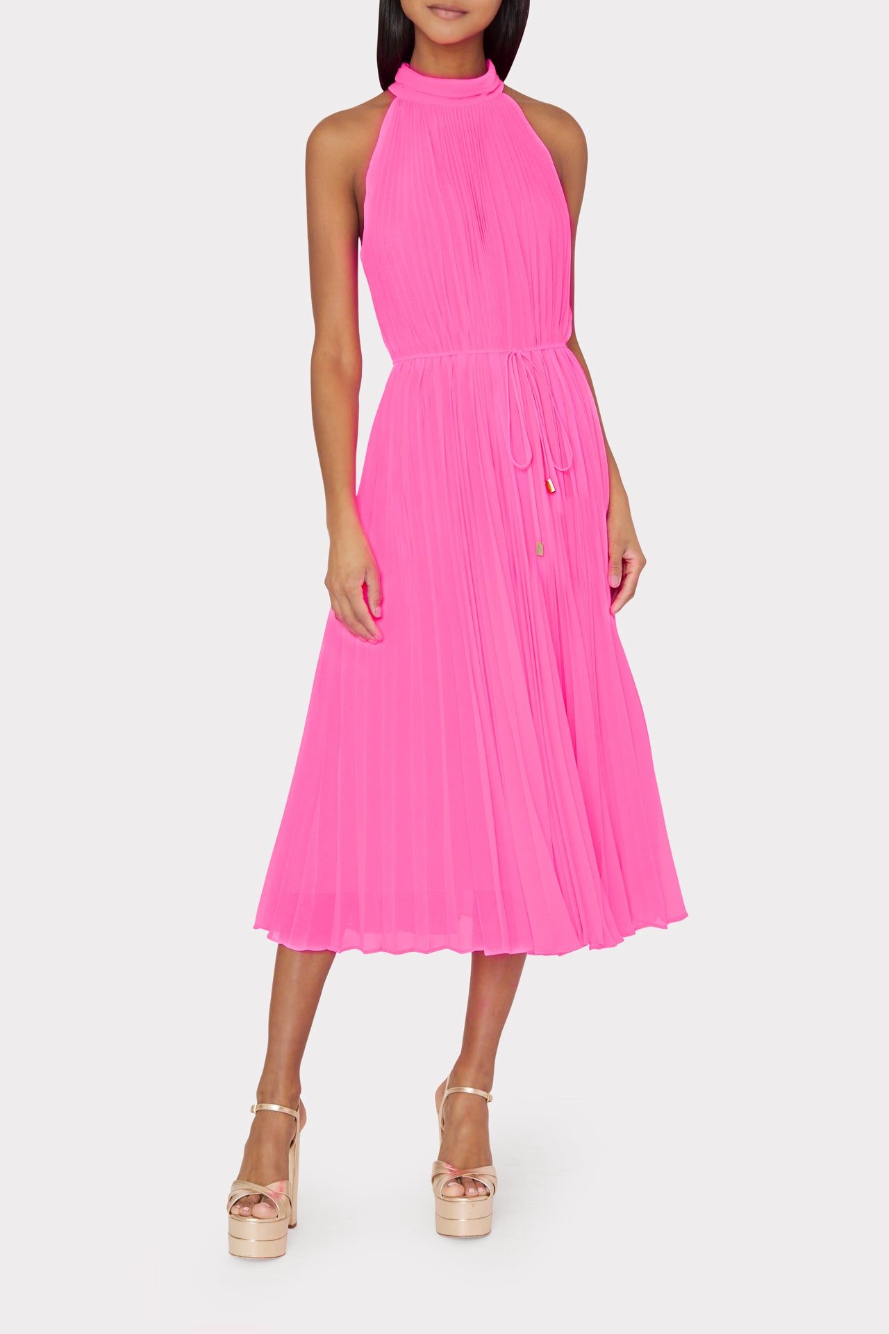 Ophelia Pleated Dress sold by Milly product image thumbnail 3