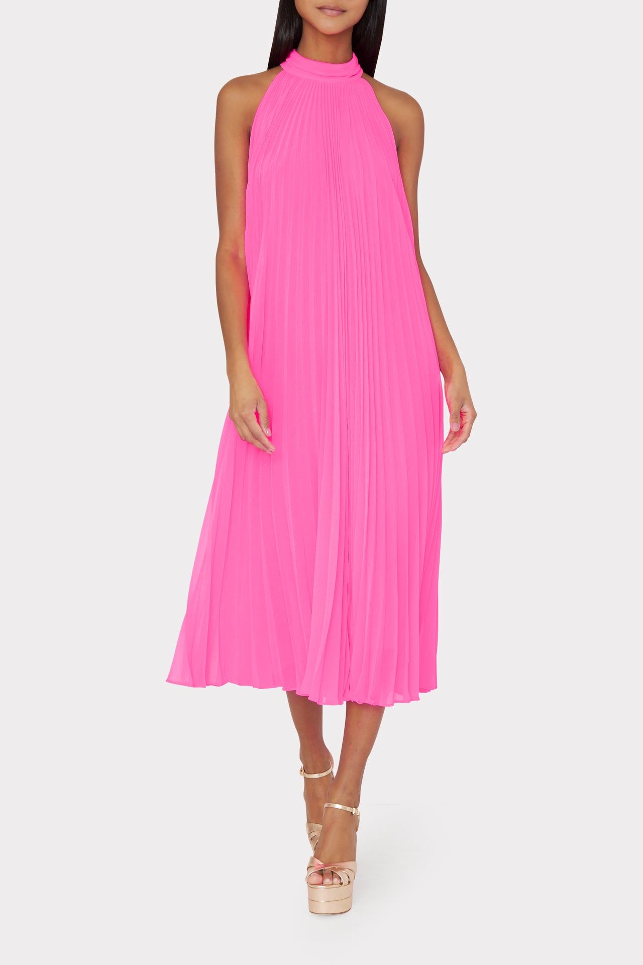 Ophelia Pleated Dress sold by Milly product image thumbnail 4