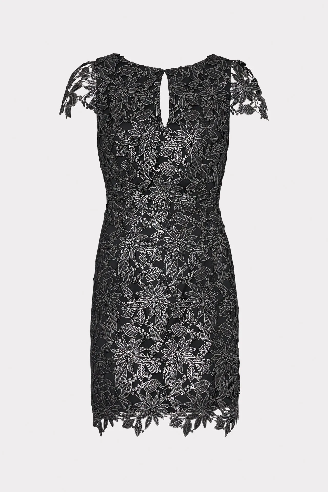 Shayna Foiled Lace Dress sold by Milly