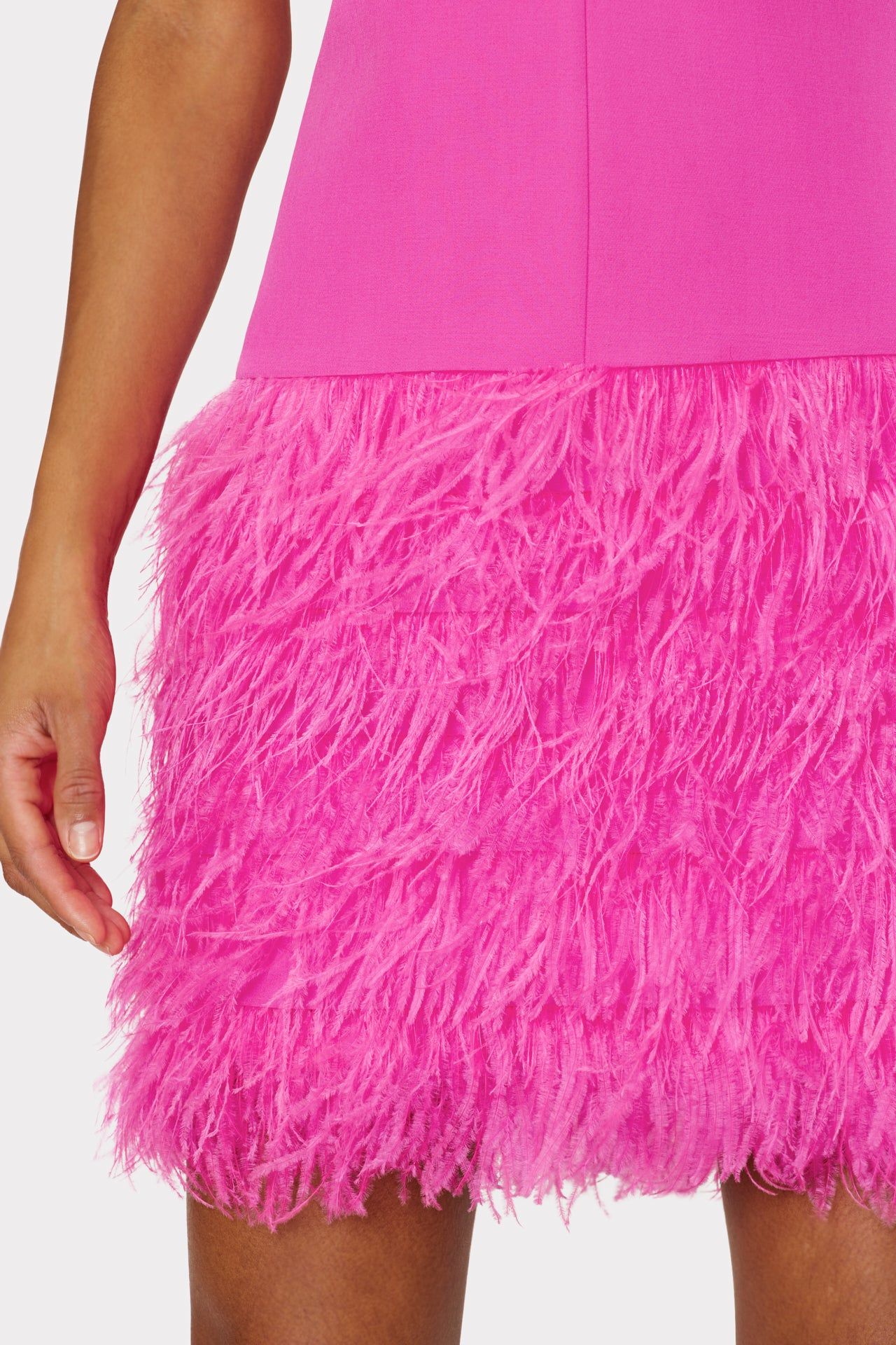 Veronica Cady Feather Dress sold by Milly product image thumbnail 3