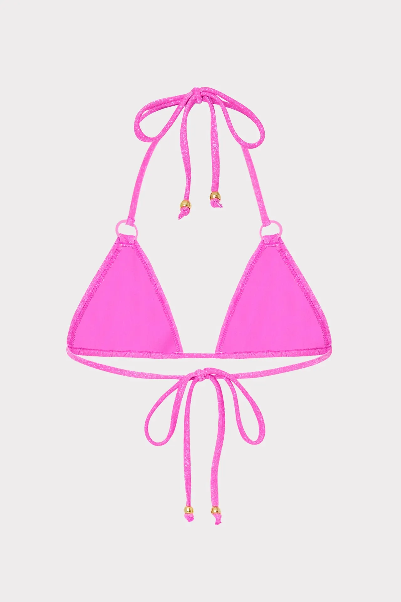 Metallic Ring Triangle Bikini Top sold by Milly product image thumbnail 4