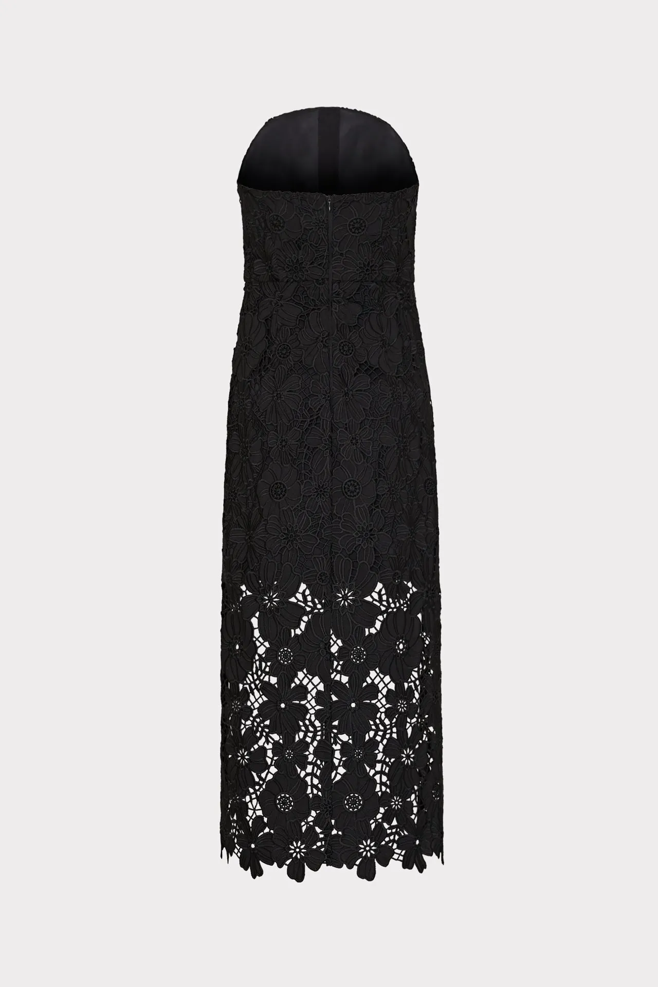 Adrienne Roja Lace Midi Dress sold by Milly product image thumbnail 5