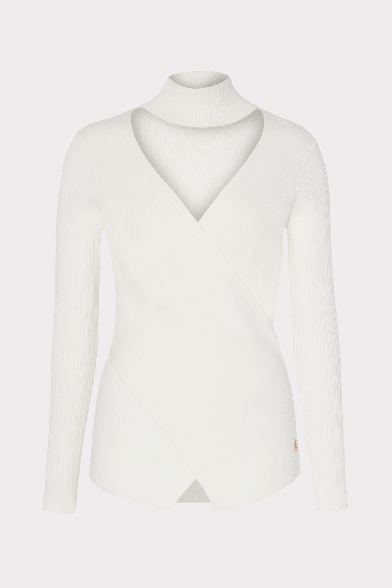 Reversible Cross Body Long Sleeve Sweater sold by Milly