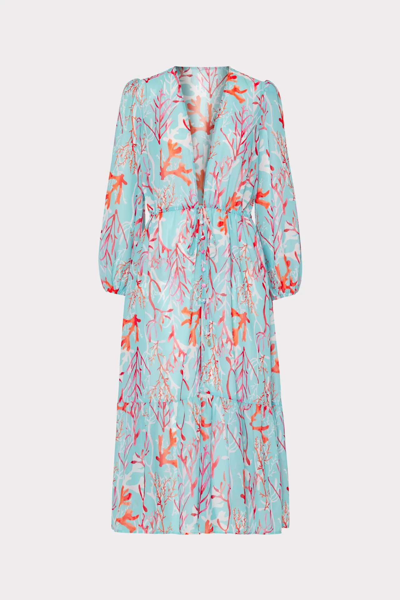 Fiona Marine Coral Dress sold by Milly