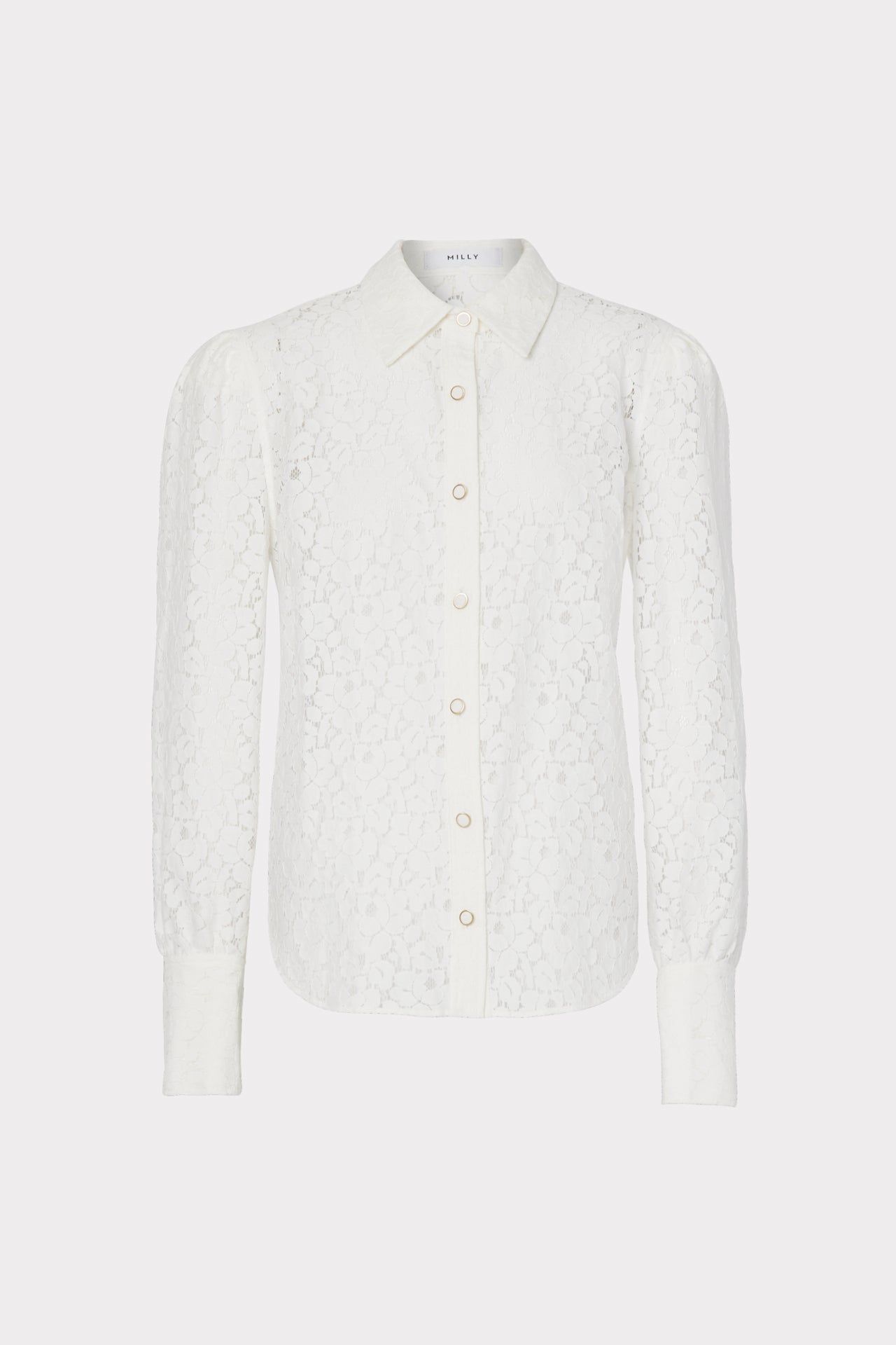 Harlow Cotton Lace Top sold by Milly