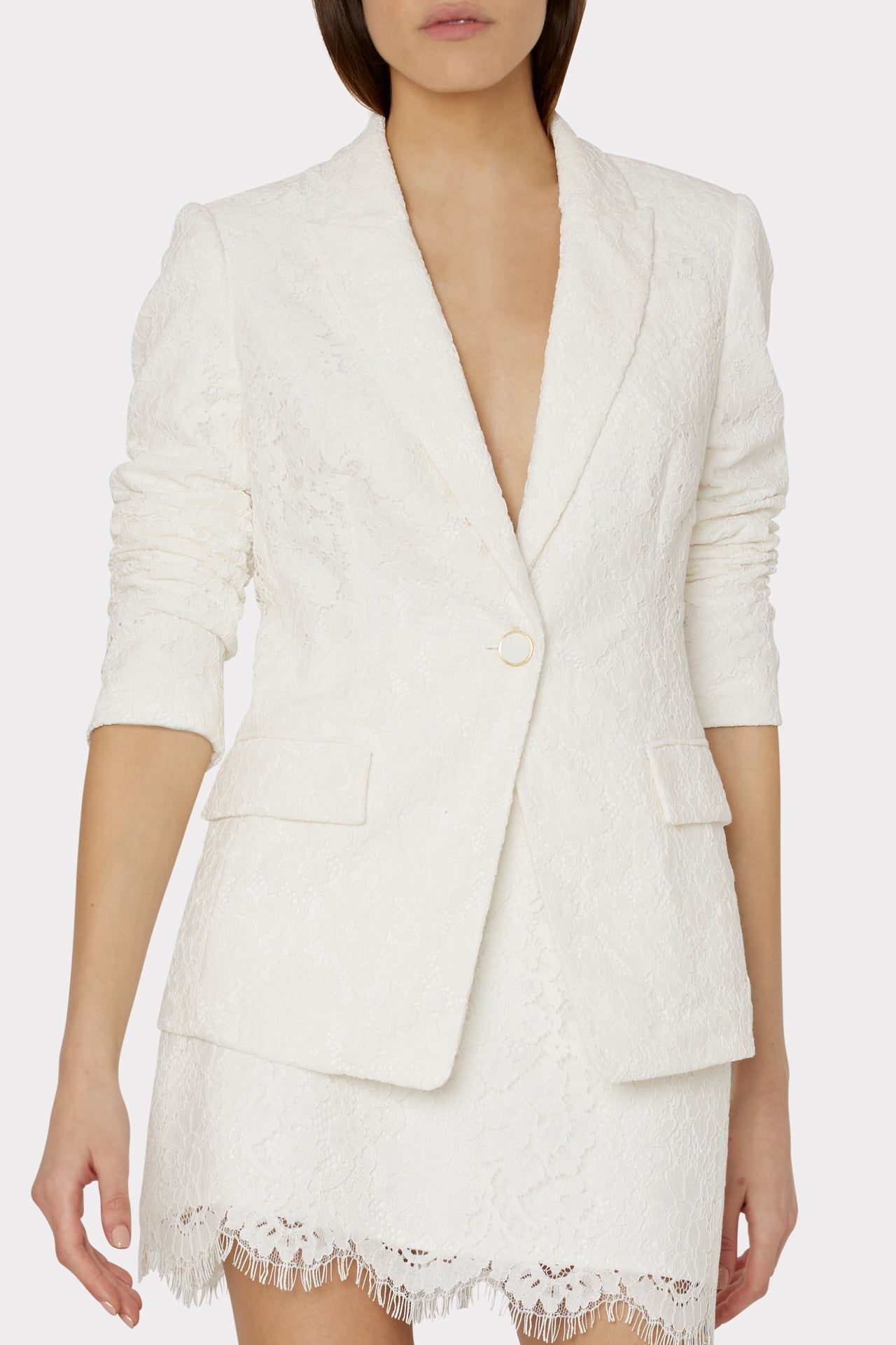 Avery Lace Blazer sold by Milly product image thumbnail 3