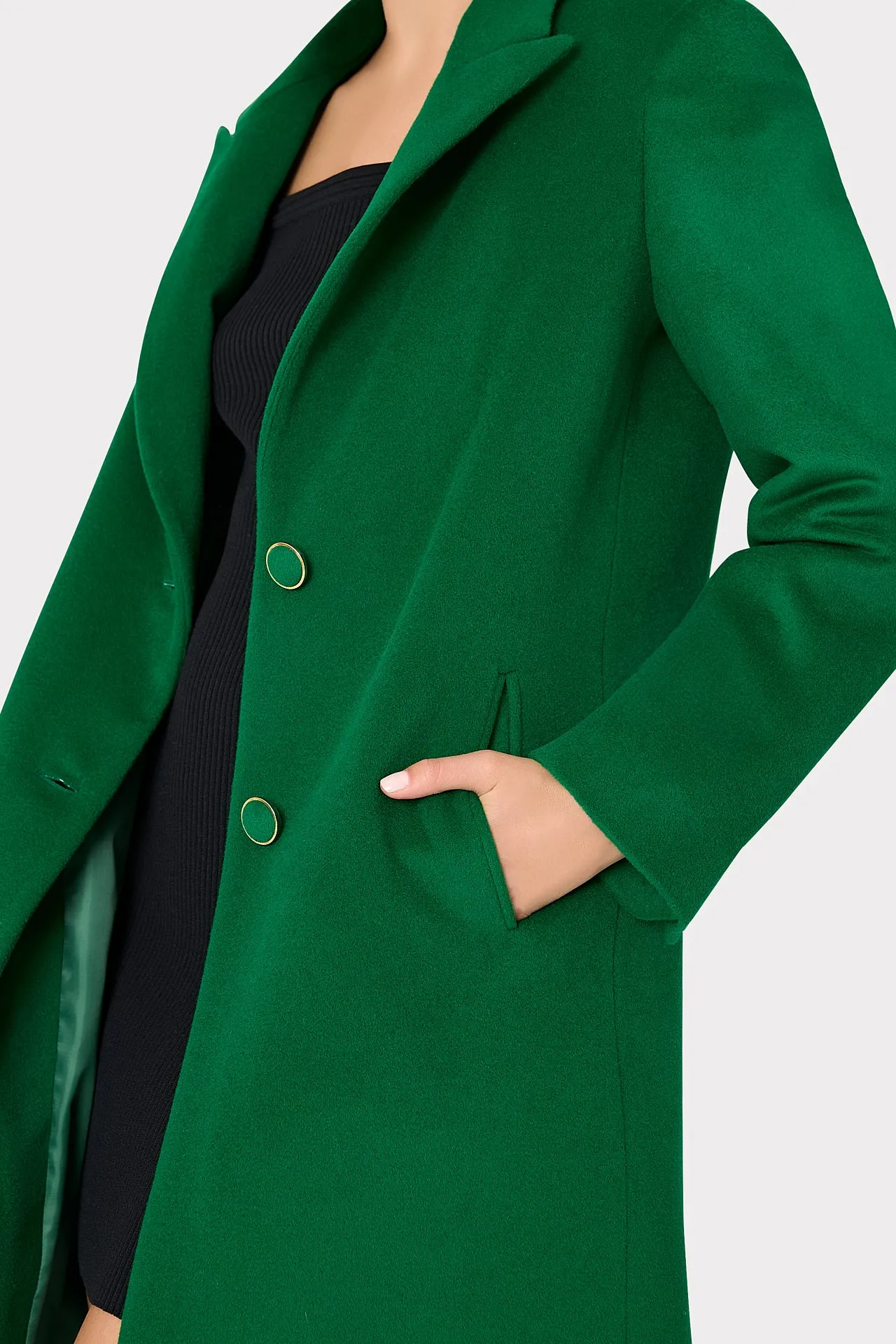 Single Breasted Wool Coat sold by Milly product image thumbnail 3
