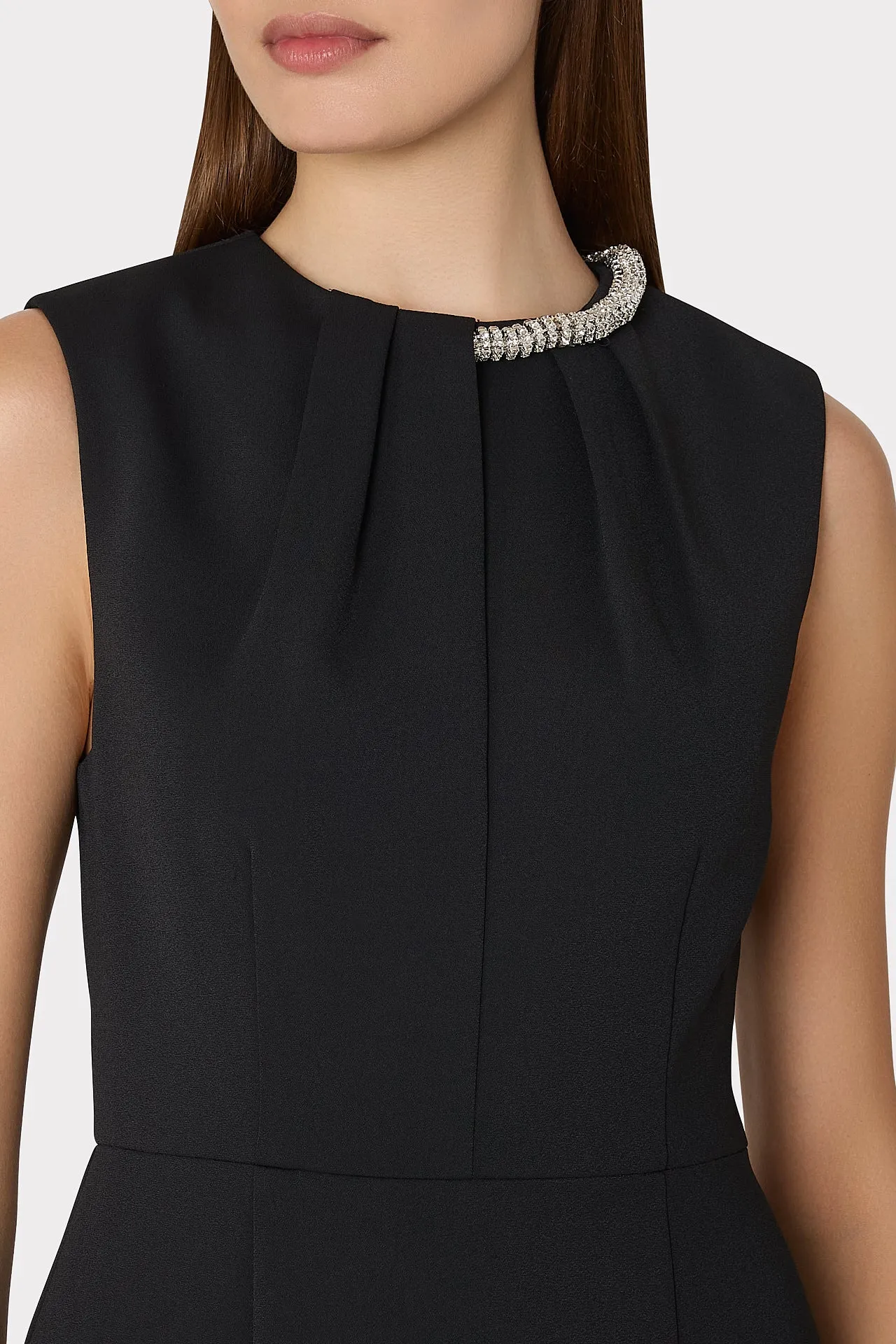 Nyra Crystal Mini Dress sold by Milly product image thumbnail 3