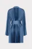 Nandi Mock Neck Pleated Dress sold by Milly