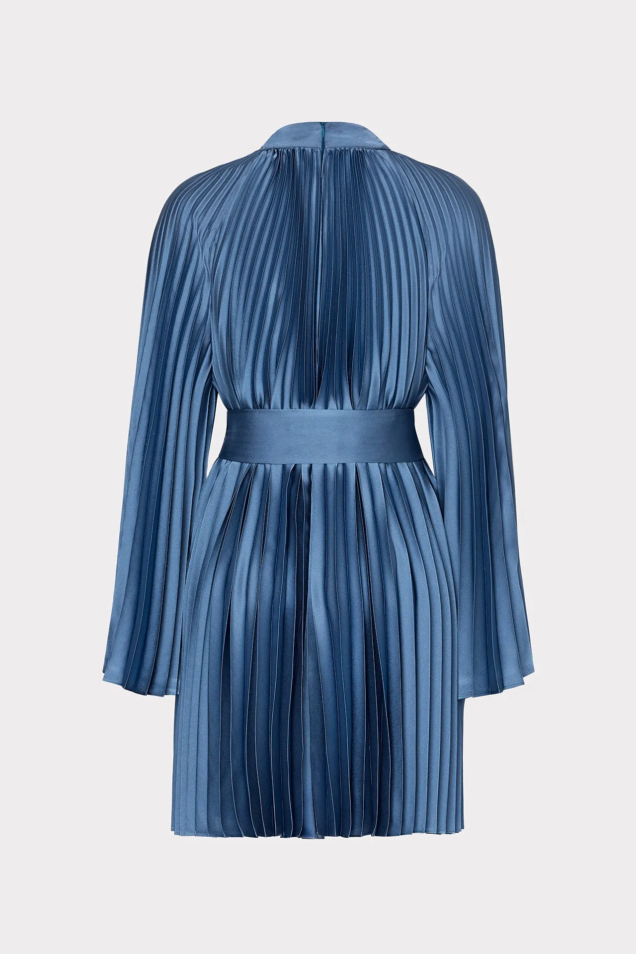 Nandi Mock Neck Pleated Dress sold by Milly product image thumbnail 4