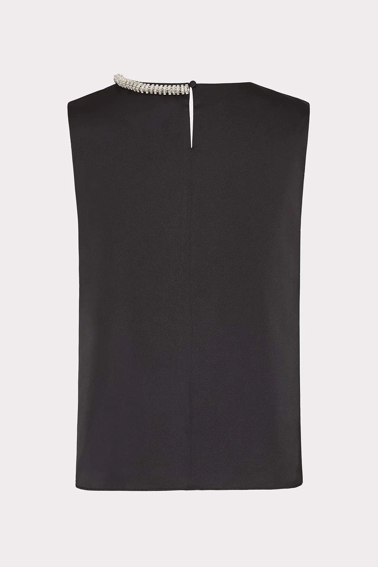 Lily Satin Crystal Embellished Top sold by Milly product image thumbnail 5