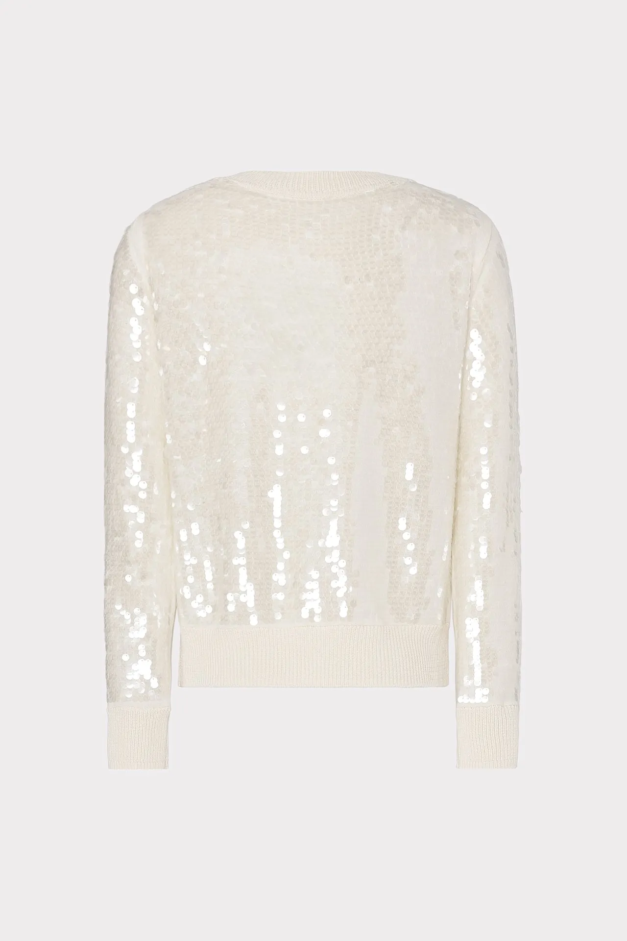 Ilaria Sequin V-Neck Sweater sold by Milly product image thumbnail 4