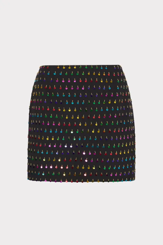 Modern Mini Beaded Sequin Skirt sold by Milly