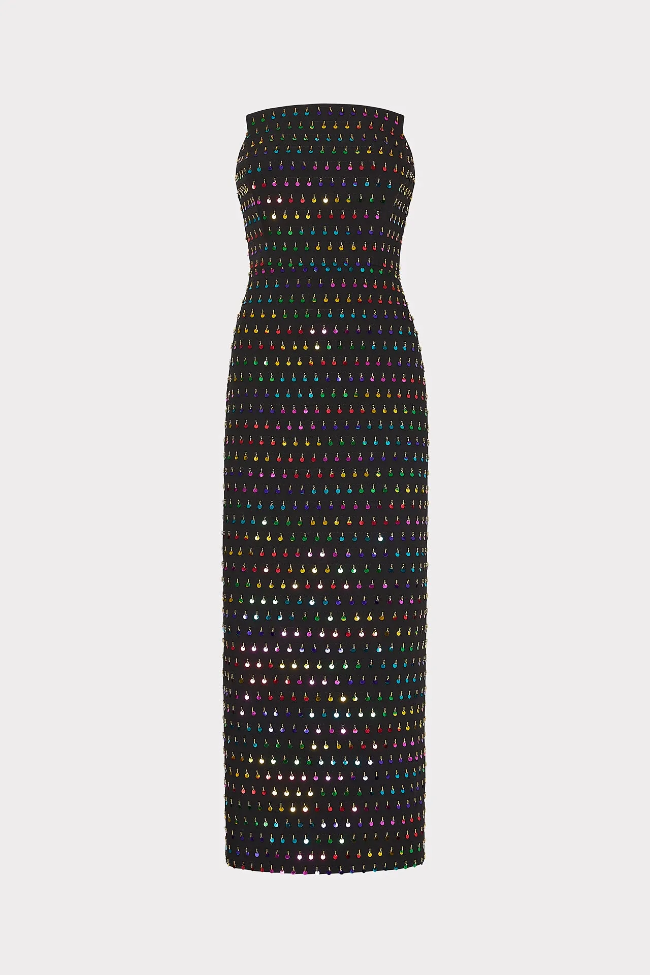 Izabela Beaded Sequin Column Dress sold by Milly
