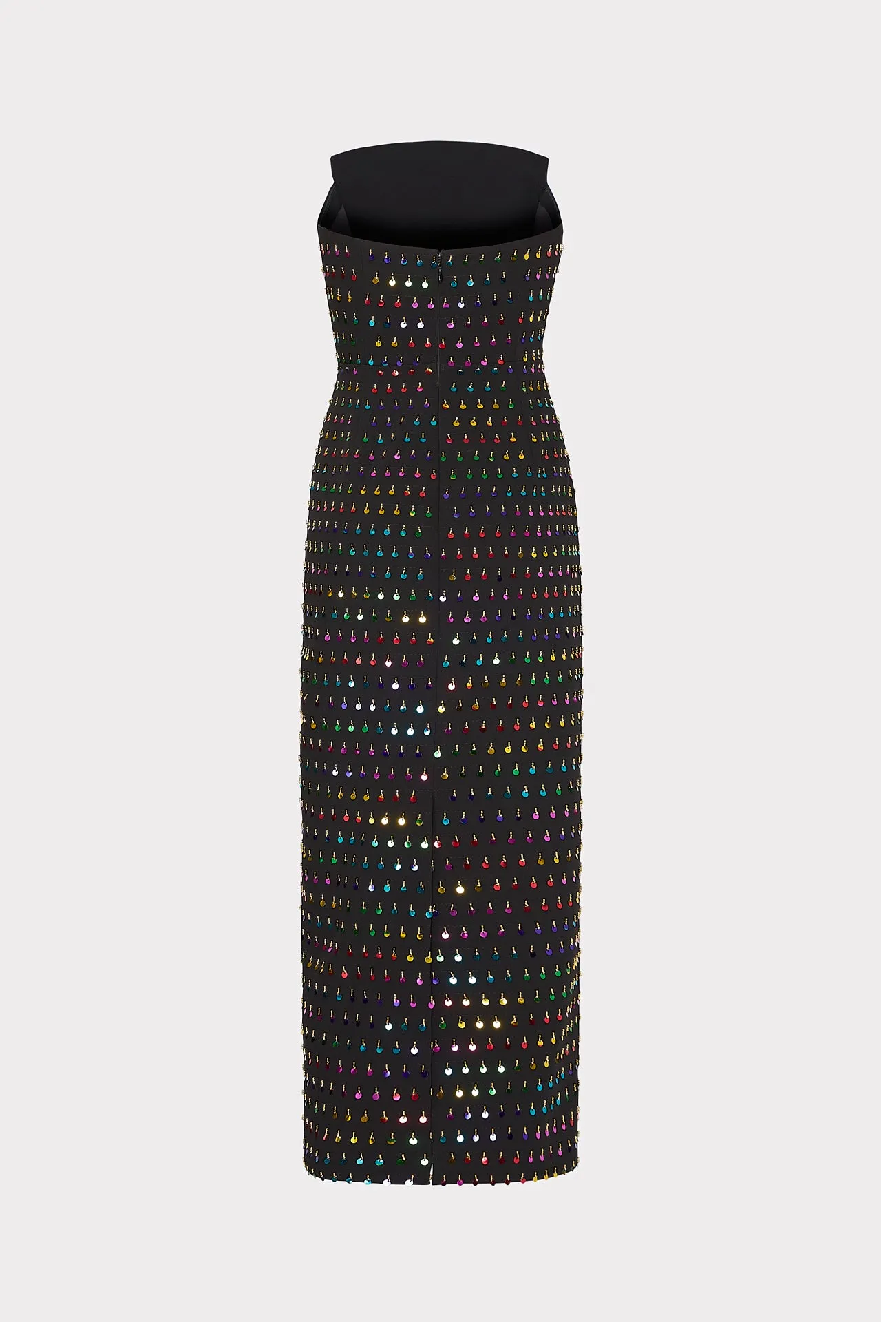 Izabela Beaded Sequin Column Dress sold by Milly product image thumbnail 5
