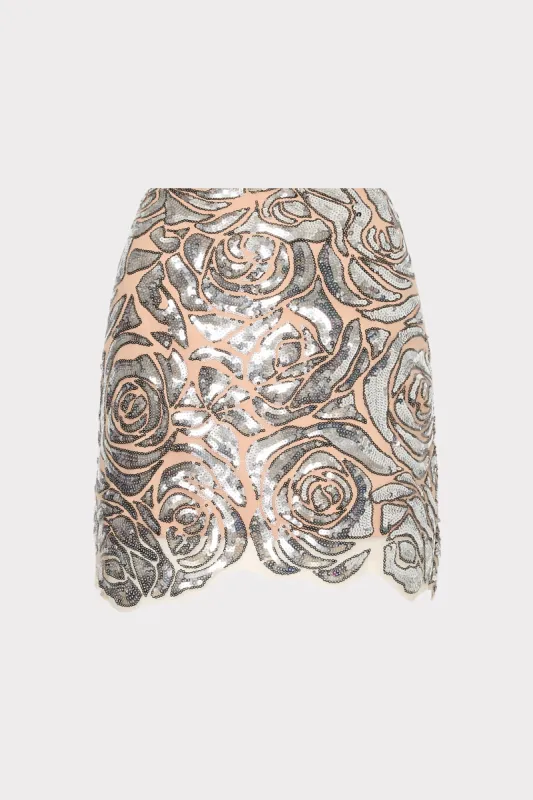 Kristina Rose Sequins Mini Skirt sold by Milly
