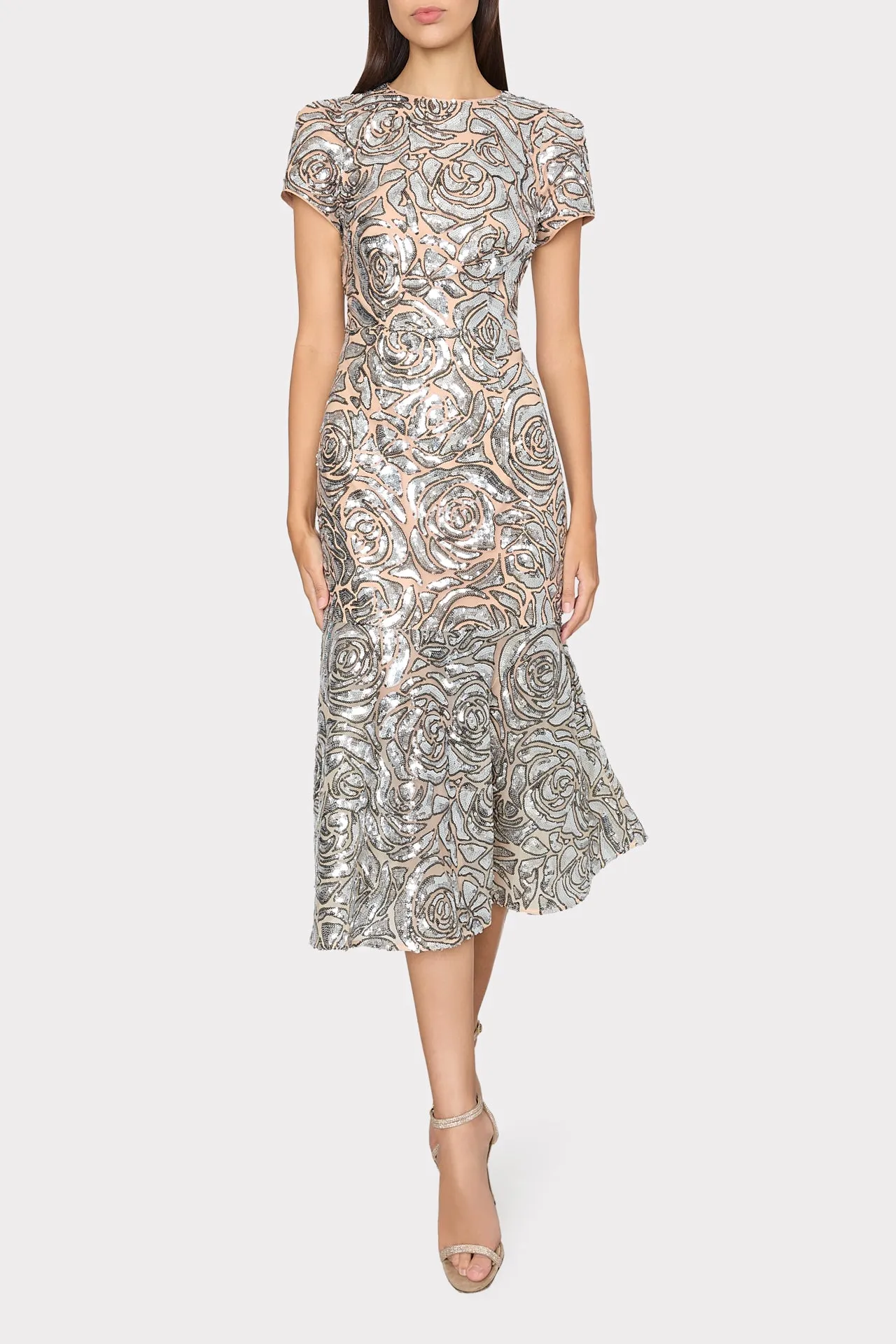 Tahlia Rose Sequins Midi Dress sold by Milly product image thumbnail 2