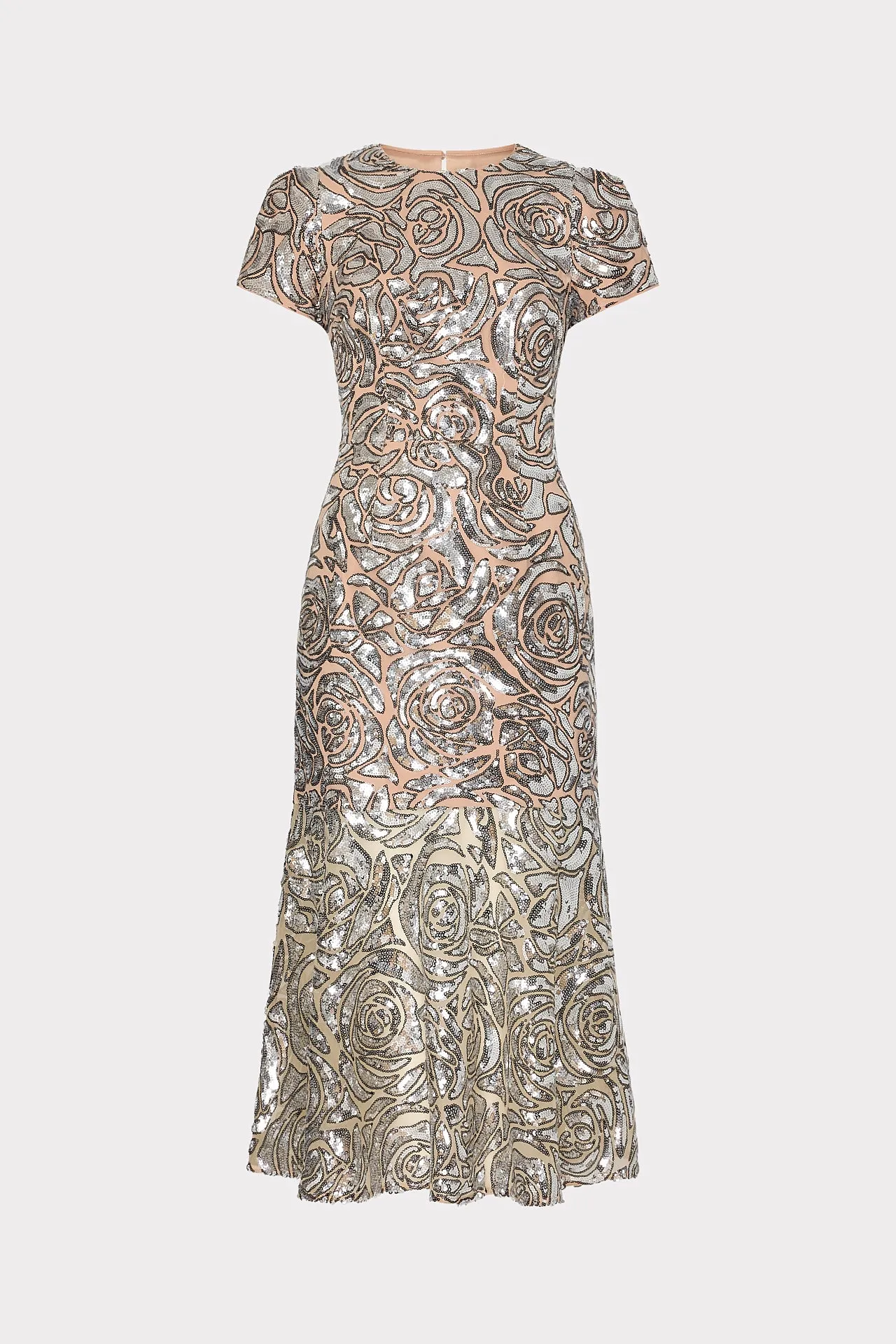 Tahlia Rose Sequins Midi Dress sold by Milly